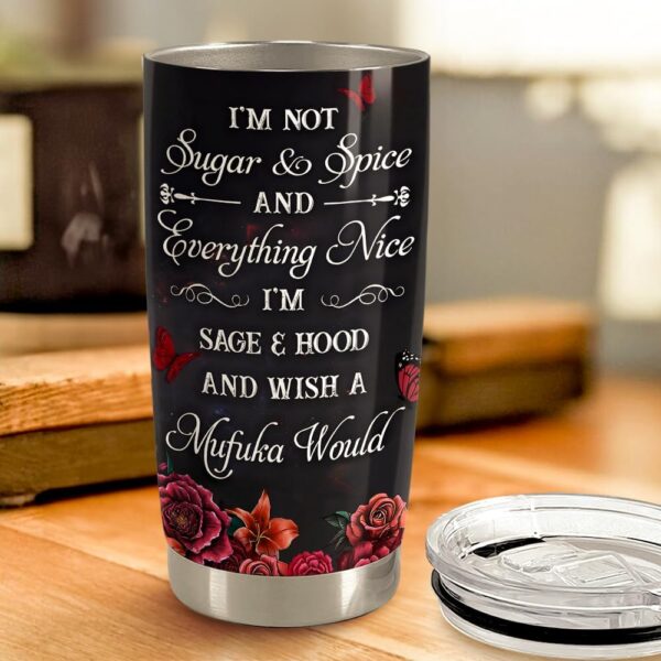 SANDJEST Sugar Skull Tumbler 20oz Stainless Steel Insulated Coffee Travel Mug Cup for Women Girls Gifts for Birthday Christmas - Image 4