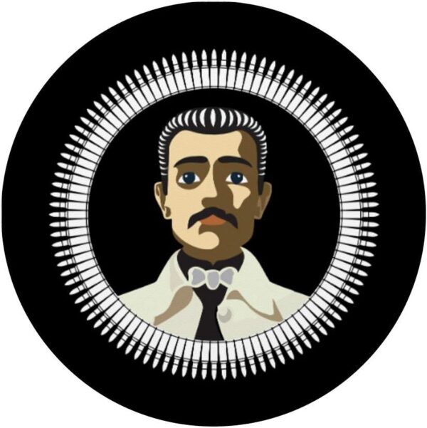 Jesus Malverde Mexican Hero Angel Of The Poor PopSockets PopGrip: Swappable Grip for Phones & Tablets - Image 3