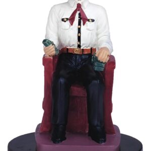 ICE ARMOR 5" H Jesus Malverde Statue Angel of The Poor Sinaloa Religious Figurine Holy Figurine Religious Decoration