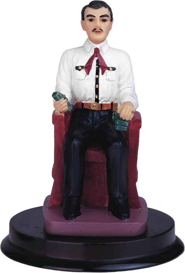 ICE ARMOR 5" H Jesus Malverde Statue Angel of The Poor Sinaloa Religious Figurine Holy Figurine Religious Decoration