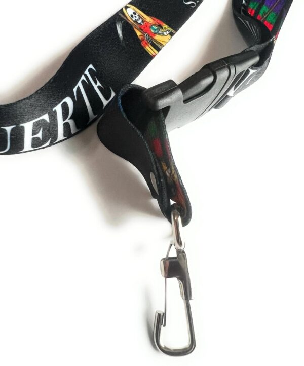 Santa Muerte Keychain Lanyard - Image 3
