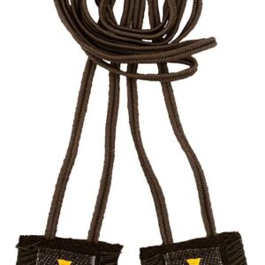 Brown Scapular with Gold Cross - Short Cord (1010)
