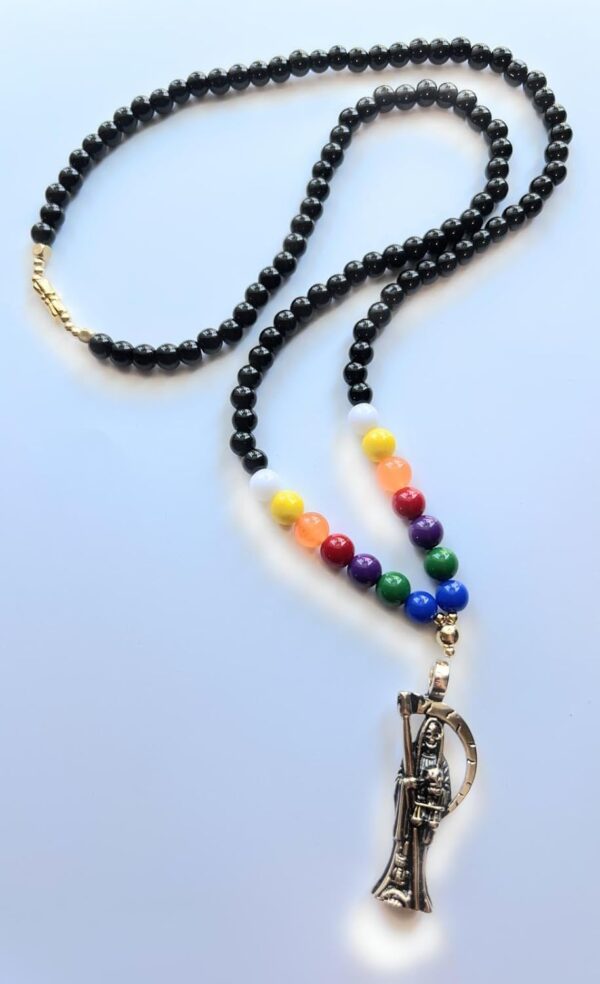 Chavarrieta Holy Death’s 7 powers rosary. Rosario 7 potencias de la Santa Muerte. - Image 7