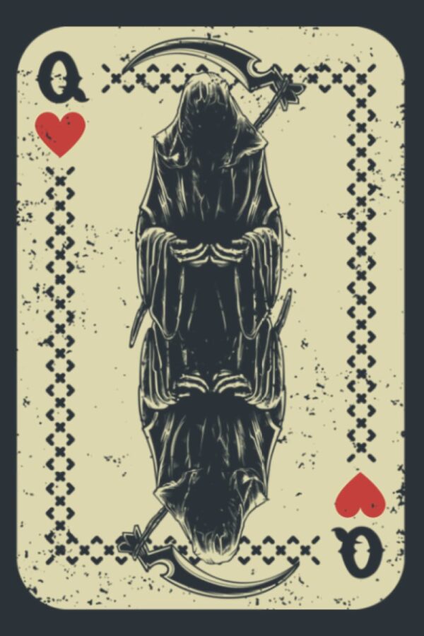 Santa Muerte Calavera Mexico Skeleton Poker Card Death Graphic: Notebook Planner - 6 x 9 inch (A5) pages, Daily Planner Journal, Daily Organizer, 120 Pages