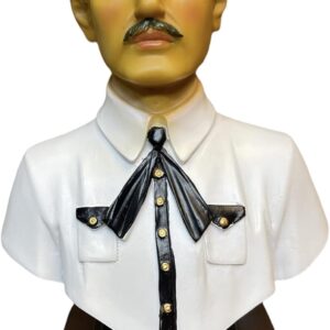 8 inch Busto de Estatua de Jesús Malverde Sinaloa Figura México Estatua Figure