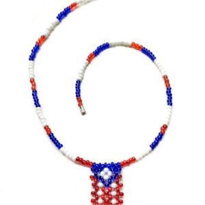 Puerto Rican Flag Necklace