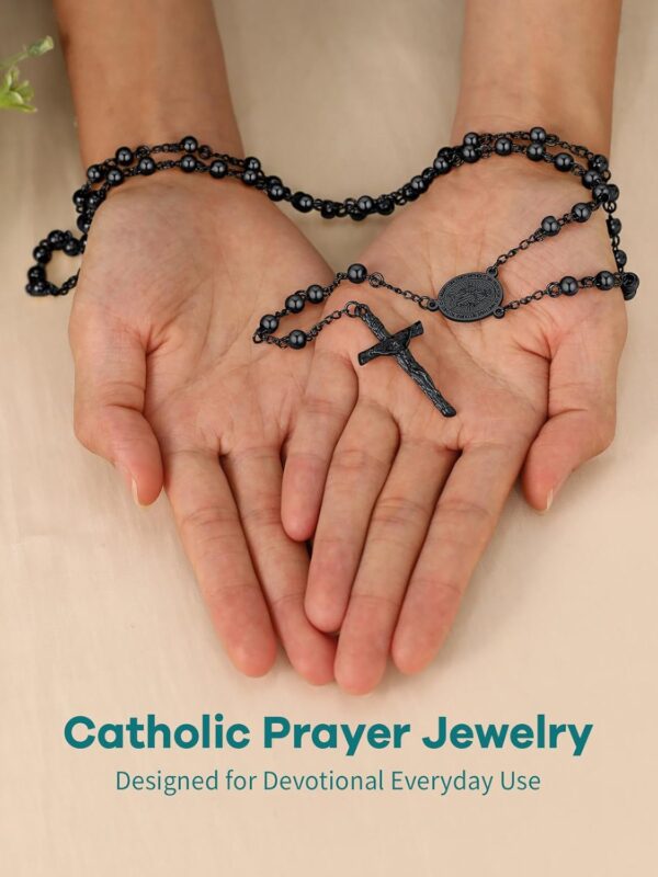 Supcare Rosary for Men Women Catholic Necklace Rosary Beads,Customized (with Gift Packing) - Image 7
