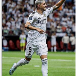 Famous Athletes Federico Valverde Poster Artworks Canvas Room Aesthetic Wall Art Prints Home Modern Decor Gifts 08x12inch(20x30cm)
