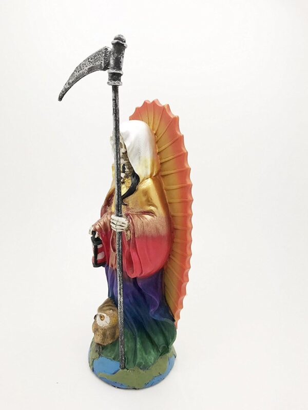 Pacific Giftware Santa Muerte Saint of Holy Death Seven Powers Religious Resin Statue Figurine (Stand 7.25") - Image 2