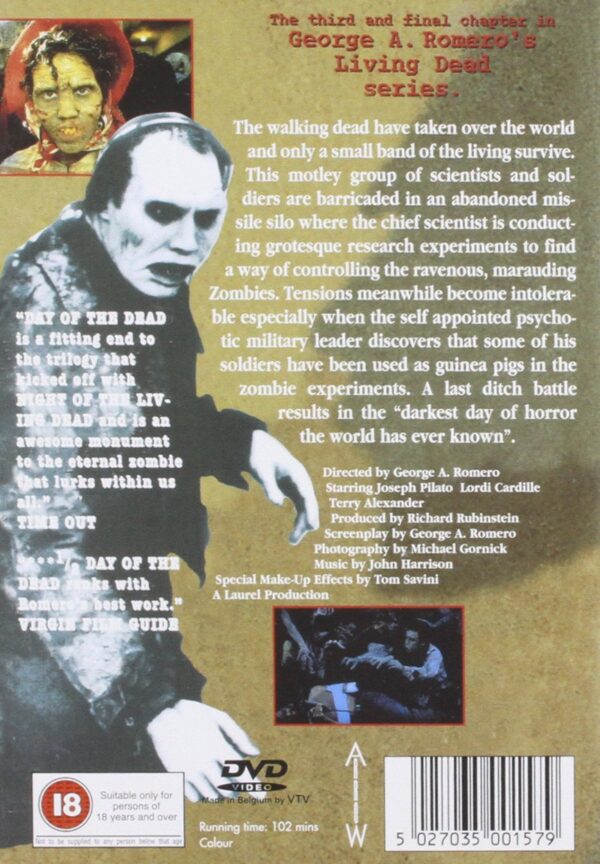 Day Of The Dead [1986] [DVD] - Image 2