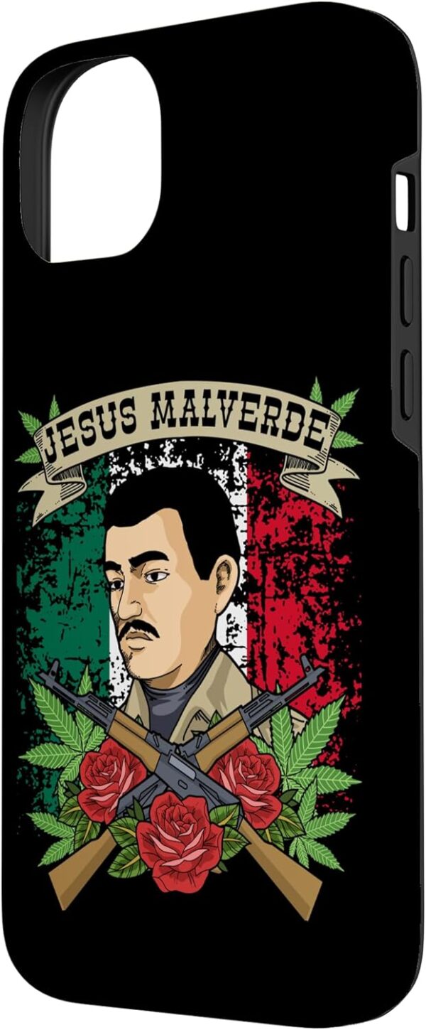 iPhone 14 Plus Jesus Malverde Gifts Mexican Hero Mexico Jesus Malverde Case - Image 2