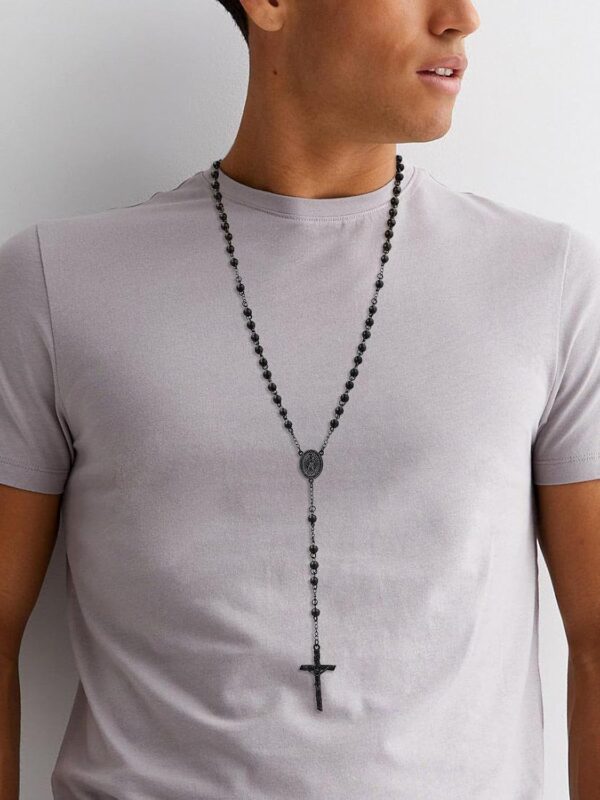 Supcare Rosary for Men Women Catholic Necklace Rosary Beads,Customized (with Gift Packing) - Image 2