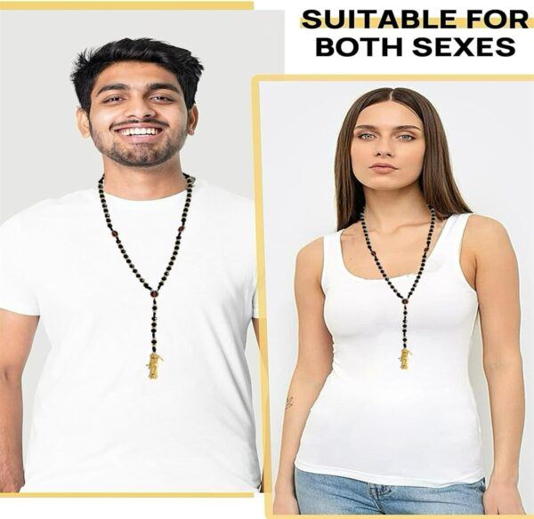 Santa Muerte Necklace Rosaries Beads Holy Death's Necklace Blessing Crafted Rosario de la santa muerte Prayer Gift For Men and Women - Image 8