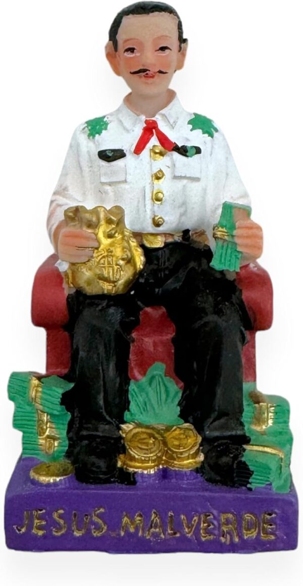 2.5" Set of 12 pcs Jesus Malverde Statue Figurines Imagen Estatua Religious Gift - Image 2
