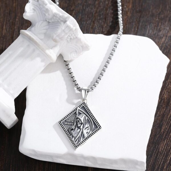 Saint Necklace 925 Sterling Silver Archangel Protection Medals Pendant Religious Amulet Jewelry for Men Women - Image 2