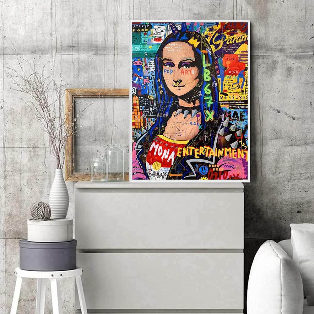 5D DIY Diamond Painting Girl, Diamond Art Painting Sugar Skull by Number Kits for Adults and Kids, Abstract Girls Arts Painted with Round Full Drill for Gift Wall Decor(30X40cm/12x16in,Girl-3) - Image 4