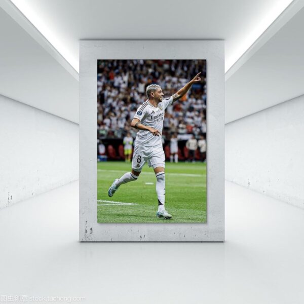 Famous Athletes Federico Valverde Poster Artworks Canvas Room Aesthetic Wall Art Prints Home Modern Decor Gifts 08x12inch(20x30cm) - Image 7
