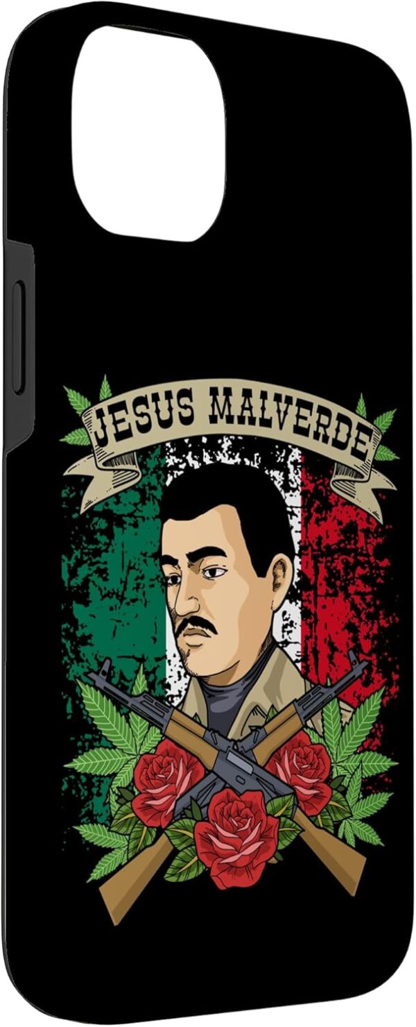 iPhone 14 Plus Jesus Malverde Gifts Mexican Hero Mexico Jesus Malverde Case - Image 3