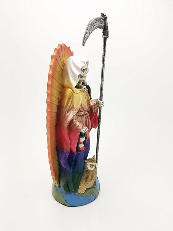 Pacific Giftware Santa Muerte Saint of Holy Death Seven Powers Religious Resin Statue Figurine (Stand 7.25") - Image 3