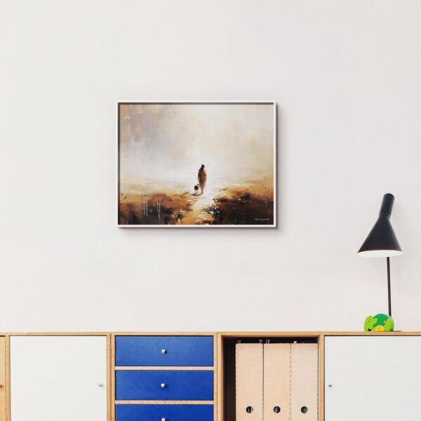 Westbird Jesus Wall Art Jesus Poster - Unframed 11x14 Print - Christian Wall Art, Jesus Pictures for Wall, Christian Posters - Jesus Leaves the 99 Sheep Wall Art, Jesus Painting, Jesus Wall Decor - Image 4