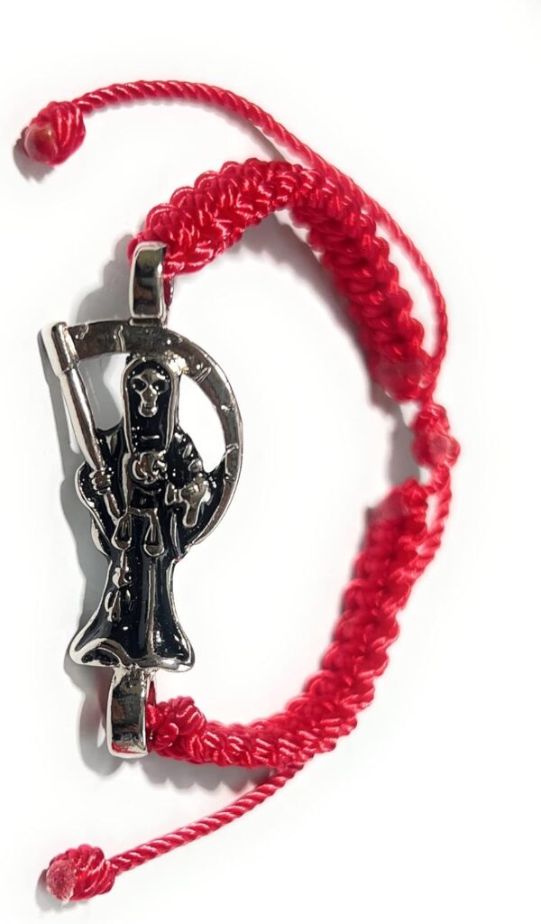 Red Thread Bracelet Pulsera Roja de hilo de la Santa Muerte - Image 2
