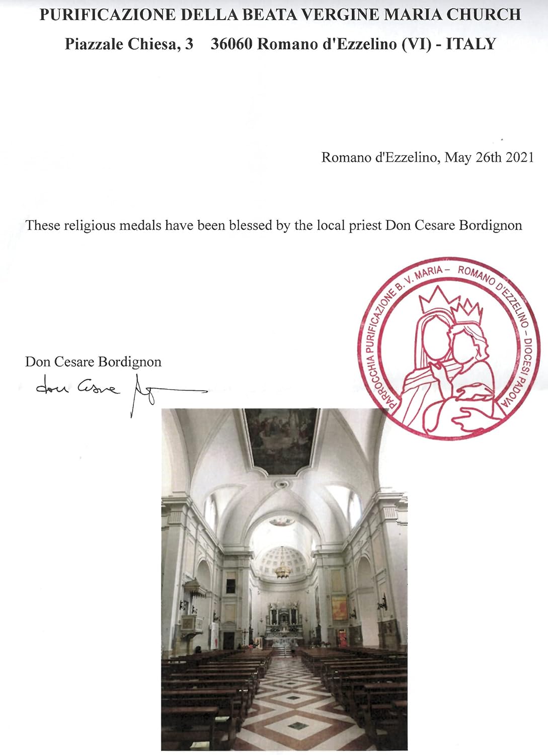 15mm Dainty Sterling Silver St Joseph Medal Necklace 5/8 inch Round Nickel Free Italy - Image 5