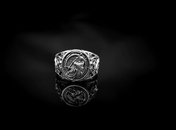 925 Sterling Silver Santa Muerte Ring Skull Jewelry Size 6-15 - Image 4