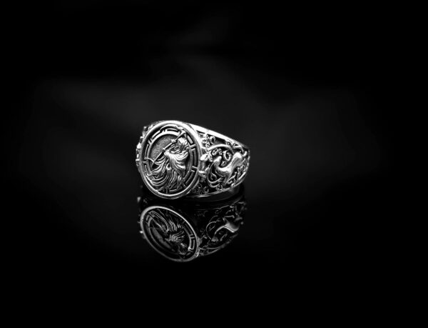 925 Sterling Silver Santa Muerte Ring Skull Jewelry Size 6-15 - Image 2
