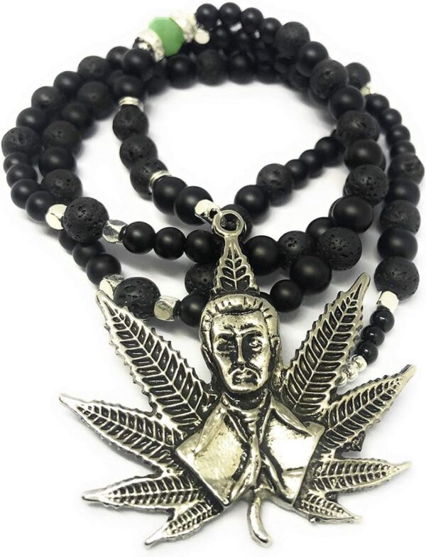 Chavarrieta Jesus Malverde’s rosary big pendant. Rosario de la Jesus Malverde. Y style necklace - Image 2