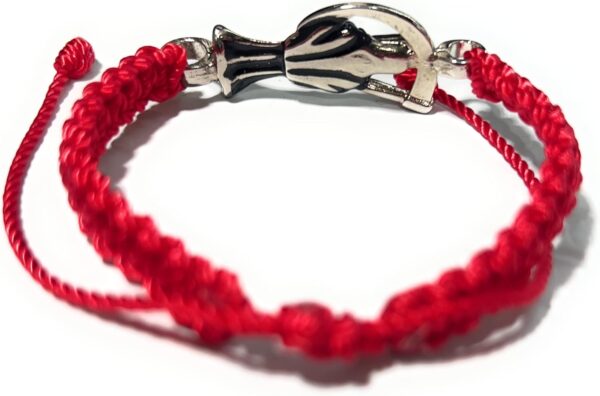Red Thread Bracelet Pulsera Roja de hilo de la Santa Muerte - Image 3