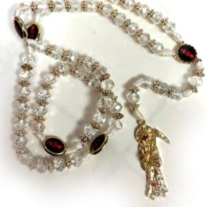 Rosario de la Santa Muerte. - Holy Death Necklace