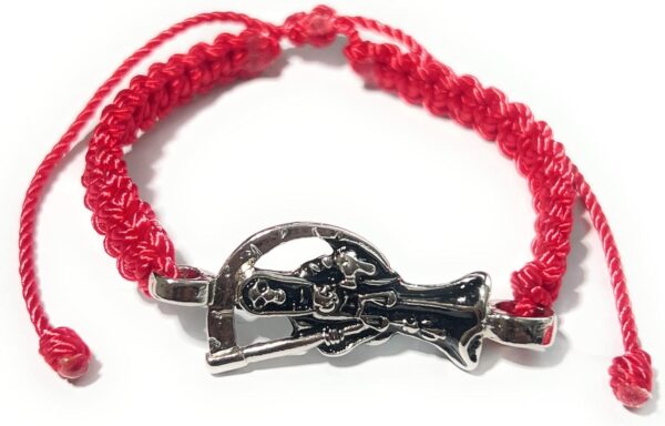 Red Thread Bracelet Pulsera Roja de hilo de la Santa Muerte