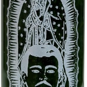 Generic Jesus Malverde (Narco Saint) Green Pillar Candle