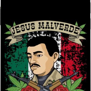 iPhone 14 Plus Jesus Malverde Gifts Mexican Hero Mexico Jesus Malverde Case