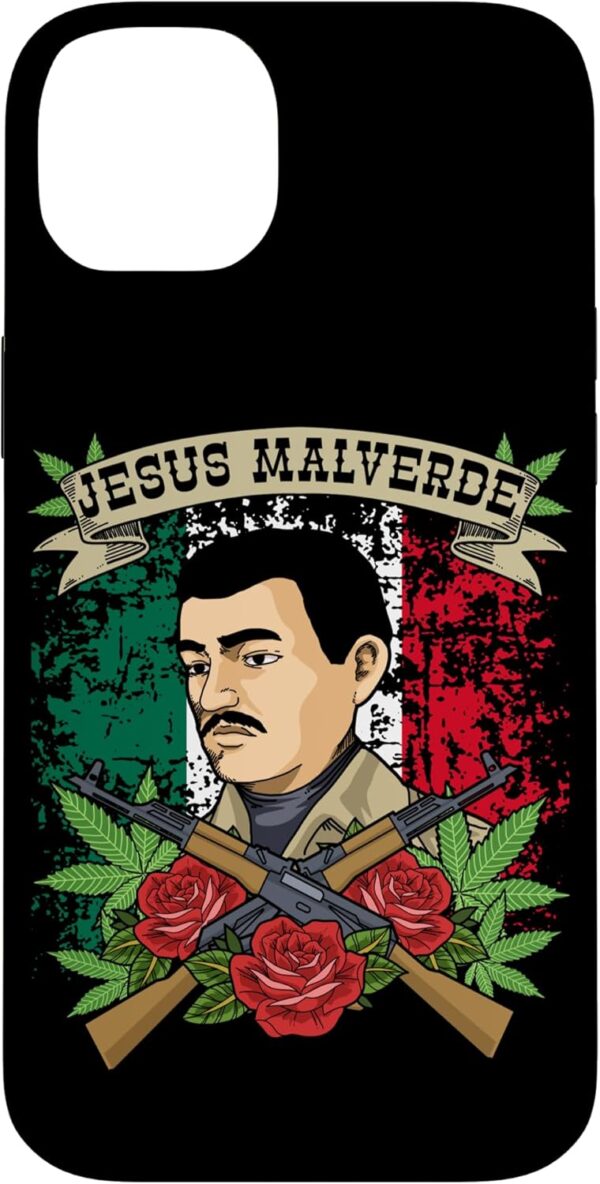 iPhone 14 Plus Jesus Malverde Gifts Mexican Hero Mexico Jesus Malverde Case