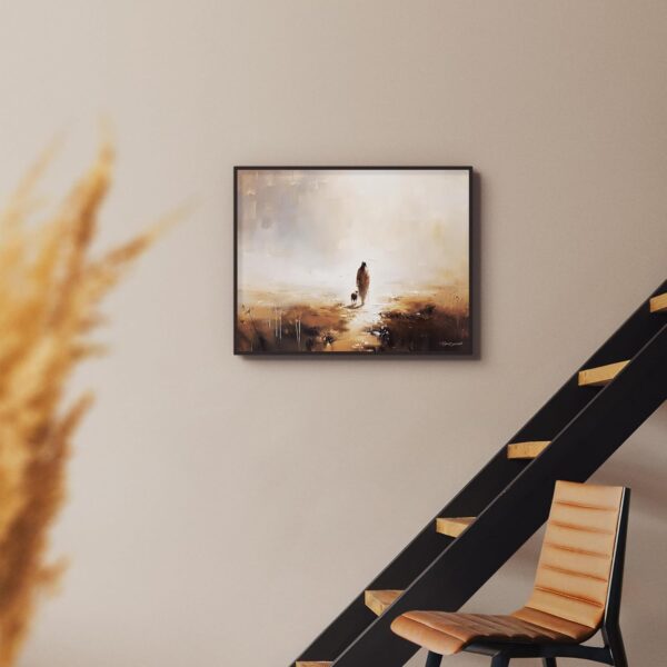 Westbird Jesus Wall Art Jesus Poster - Unframed 11x14 Print - Christian Wall Art, Jesus Pictures for Wall, Christian Posters - Jesus Leaves the 99 Sheep Wall Art, Jesus Painting, Jesus Wall Decor - Image 5