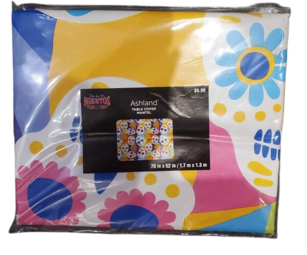 Ashland Dia de Los Muertos Halloween Table Cover 70"x52"