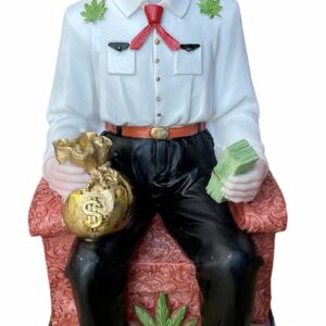 Statues MAS-Collectible 10 inch Jesus Malverde Angel of The Poor Sinaloa Religious Figurine Mexico Decor 10" Tall