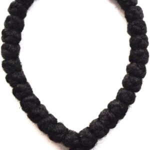 Orthodox Prayer Rope 33 Knots 100% Wool (Black)