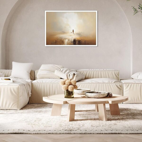 Jesus Leaves The 99, Parable of The Lost Sheep, Jesus Wall Art,Jesus and Lamb Canvas Wall Art,LDS Home Decor, Bible Horizontal Wall Art, Christian Faith Art Home Decor Print,Jesus Painting, Christian - Image 5