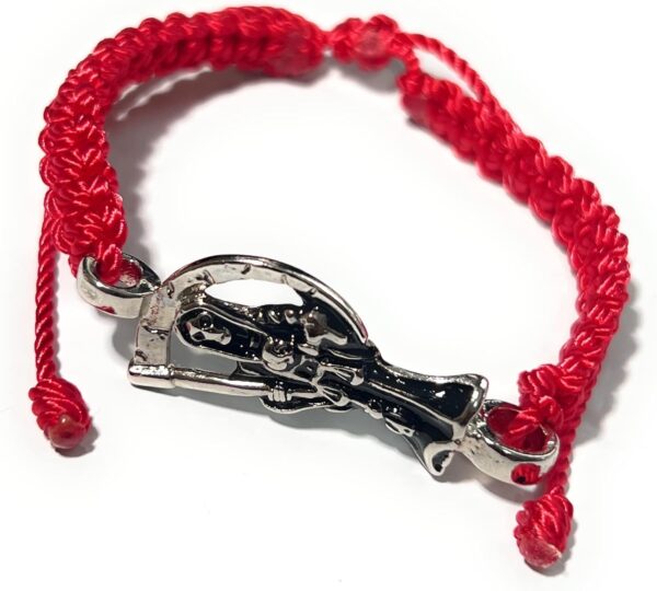 Red Thread Bracelet Pulsera Roja de hilo de la Santa Muerte - Image 6