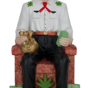 Cannan Jesus Malverde 10" Icono Espiritual que se Originó en Sinaloa Malverde Resin Figure