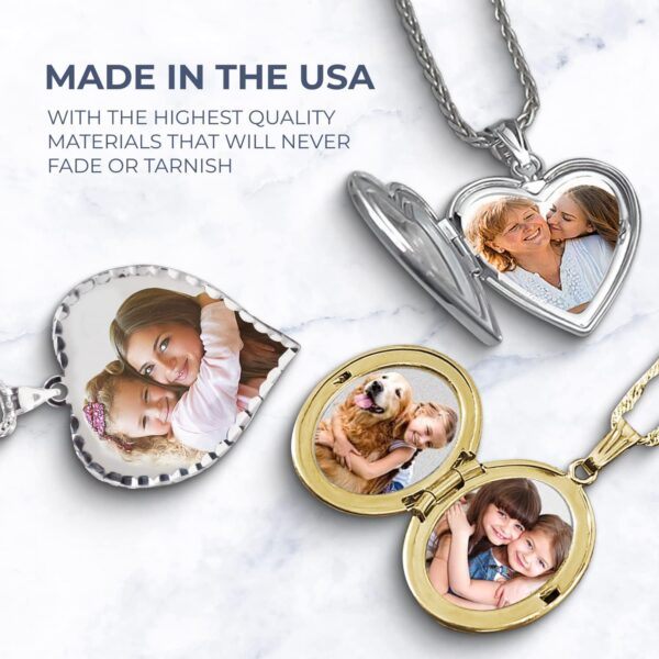 PicturesOnGold.com Miraculous Medal Oval Pendant in 10K/14K Yellow or White Gold & Sterling Silver - Unisex Christian Virgin Mary Pendant - Perfect for First Communion or Confirmation Gifts - Image 4