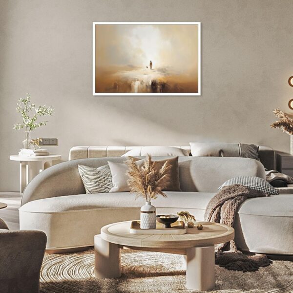Jesus Leaves The 99, Parable of The Lost Sheep, Jesus Wall Art,Jesus and Lamb Canvas Wall Art,LDS Home Decor, Bible Horizontal Wall Art, Christian Faith Art Home Decor Print,Jesus Painting, Christian - Image 3