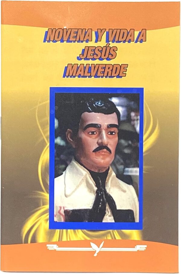 Gigi's Classy Kids Novena y Vida A Jesus Malverde Con Pulsera Negra Black Bracelet Malverde Prayer Booklet