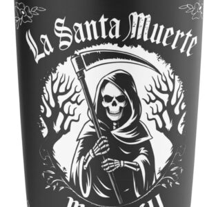 La-Santa Muertes Art For Men Women Stainless Steel Insulated Tumbler