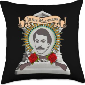 Jesus Generous Bandit Throw Pillow, 18x18, Multicolor