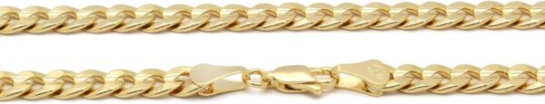 L & L Nation 14k Gold Plated on Brass Hip Hop Jesus Thorn Pendant w/ 6mm 24" Cuban Chain - Image 7