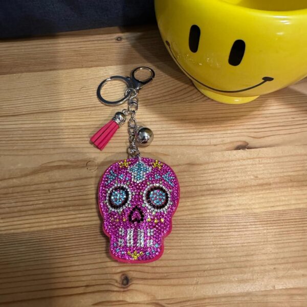 Popfizzy Rhinestone Keychains for Women and Girls, Bling Backpack Keyring, Cute Purse Charms, Cool Key Fob, Fun Keychain Gift - Image 5