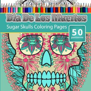 Dia De Los Muertos: Sugar Skulls Coloring Pages - Coloring Books For Grown-Ups